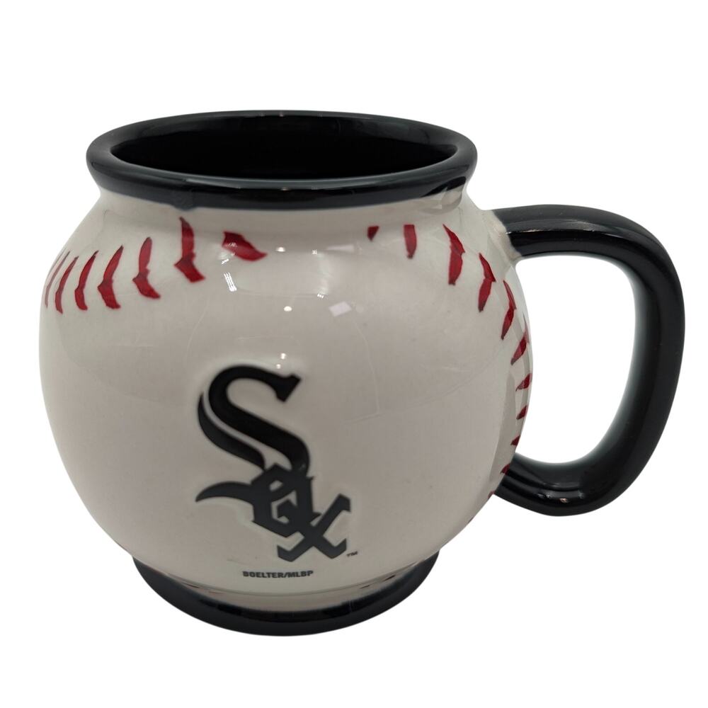 Chicago White Sox Baseball Shaped Coffee Mug Boelter Brands 2015 MLB Novelty Cup